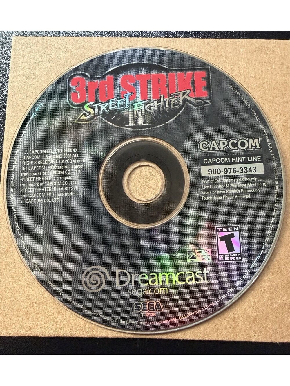 Street Fighter III: 3rd Strike (Sega Dreamcast, 2000) Disc Only